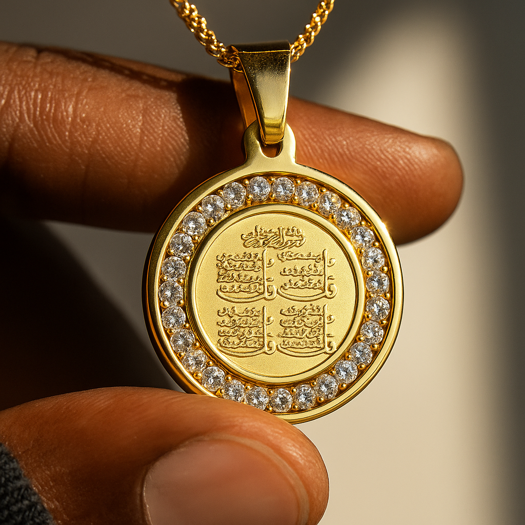 4Qul Kristallhalskette