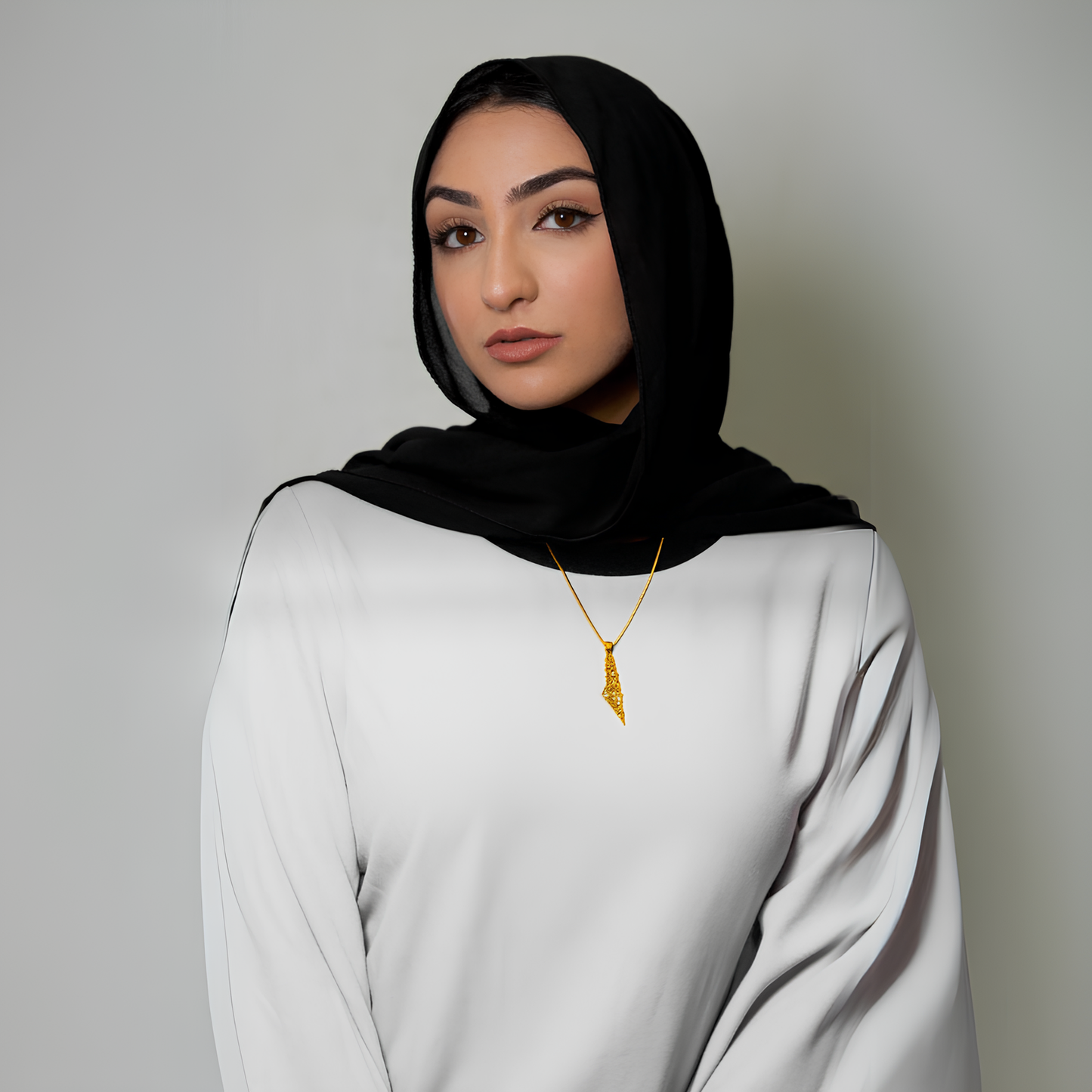 Palestina Kalligrafie Karten Halskette