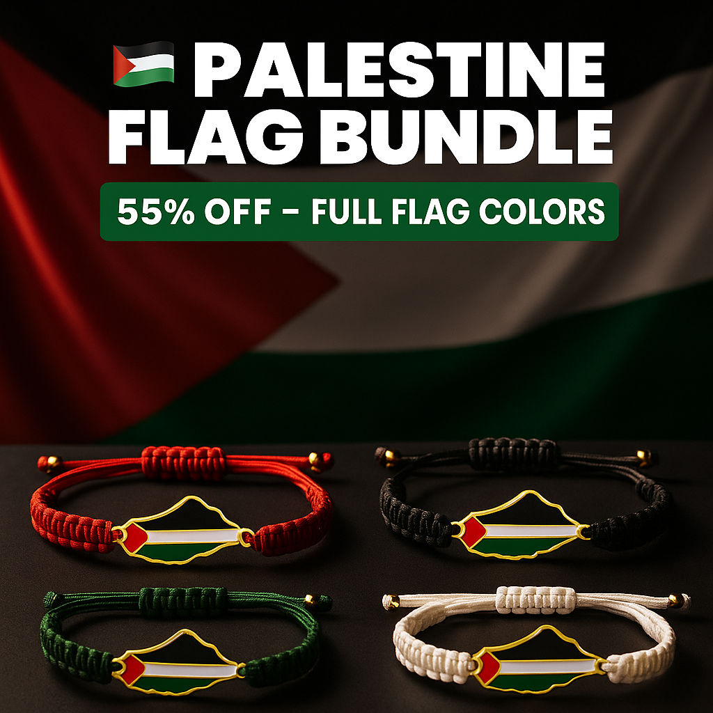 Palestina Fadenarmband – Handgefertigtes Armband