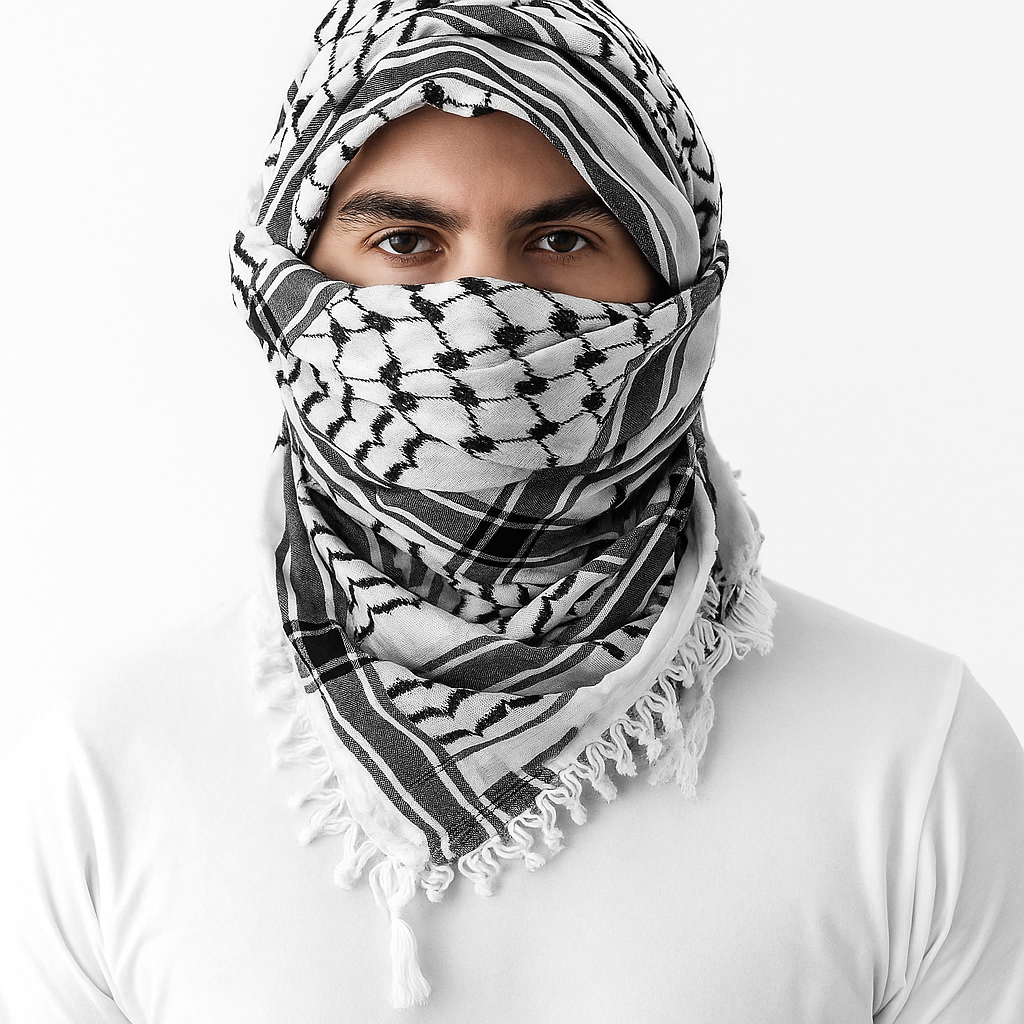 Black & White Keffiyeh
