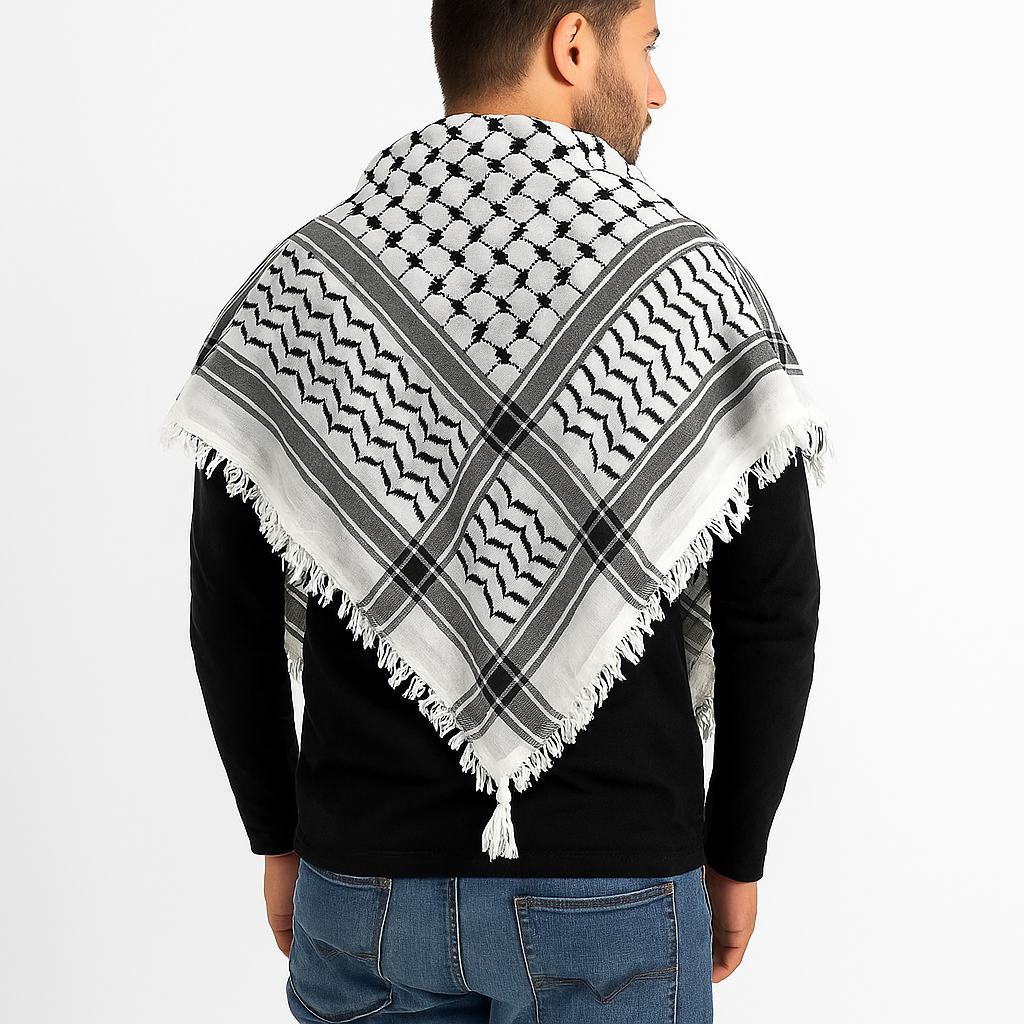 Black & White Keffiyeh
