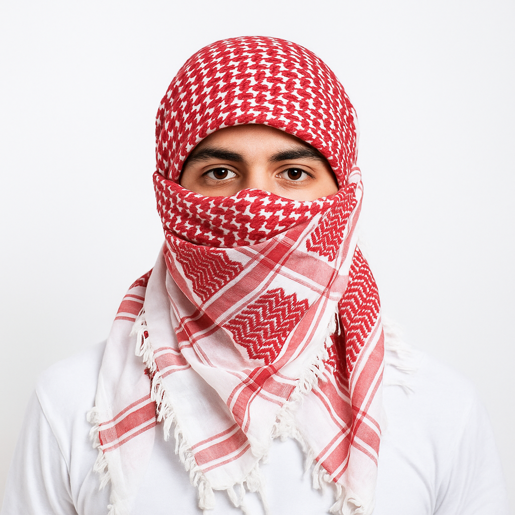 Rot-Weiße Keffiyeh