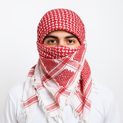 Rot-Weiße Keffiyeh