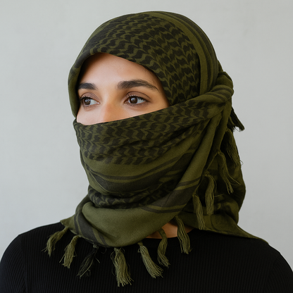 Olive Green Keffiyeh