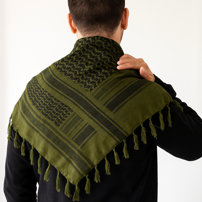 Olive Green Keffiyeh
