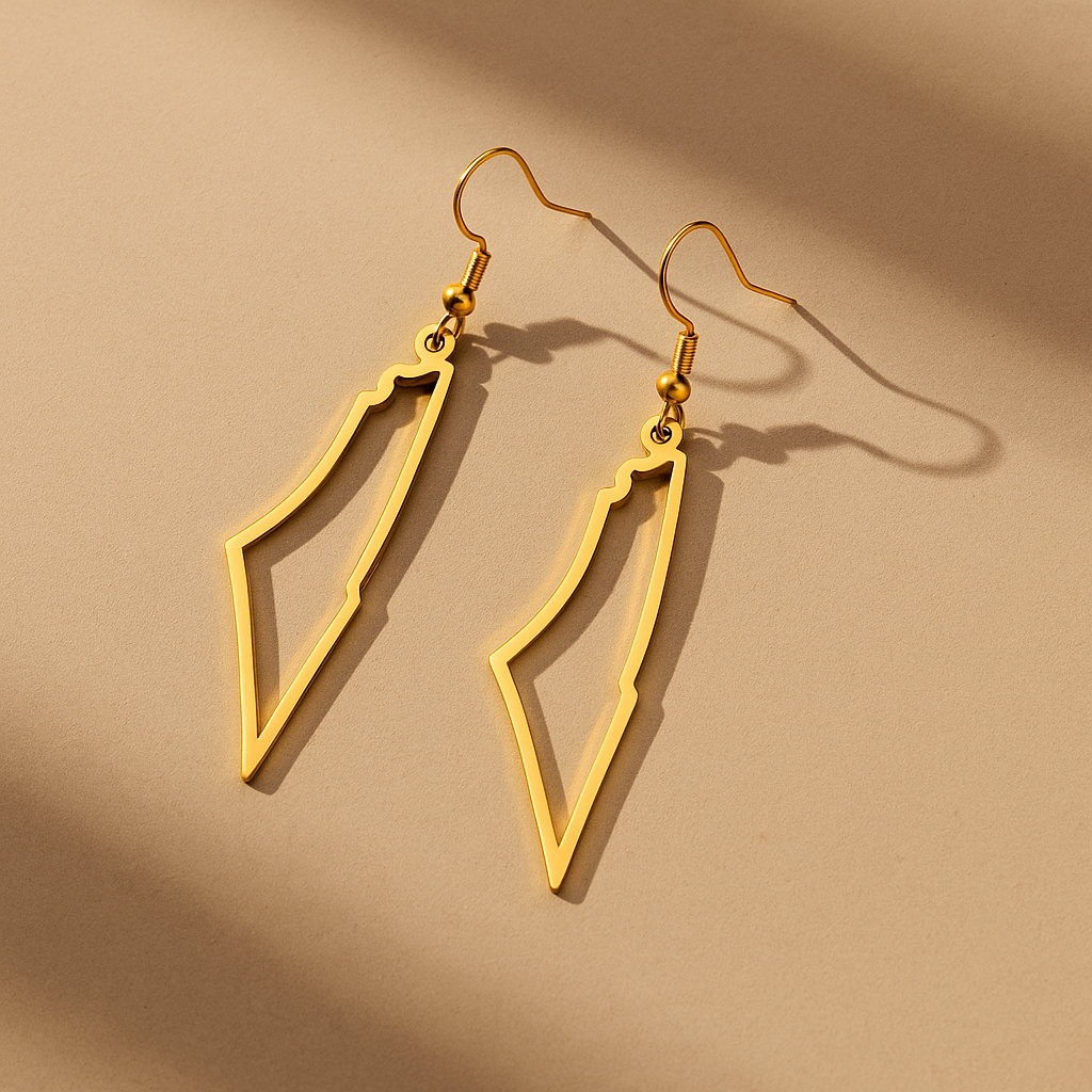 Palestinensische Umriss-Ohrringe