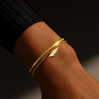 Palästinensisches Fischgrätenarmband