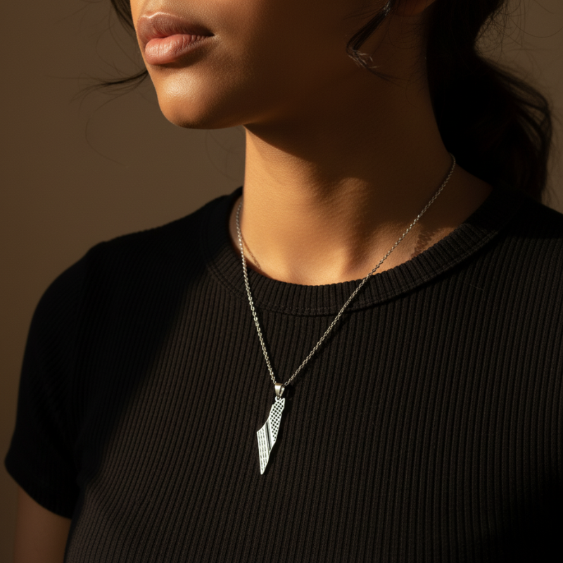 Palestina Keffiyeh Kartenanhänger