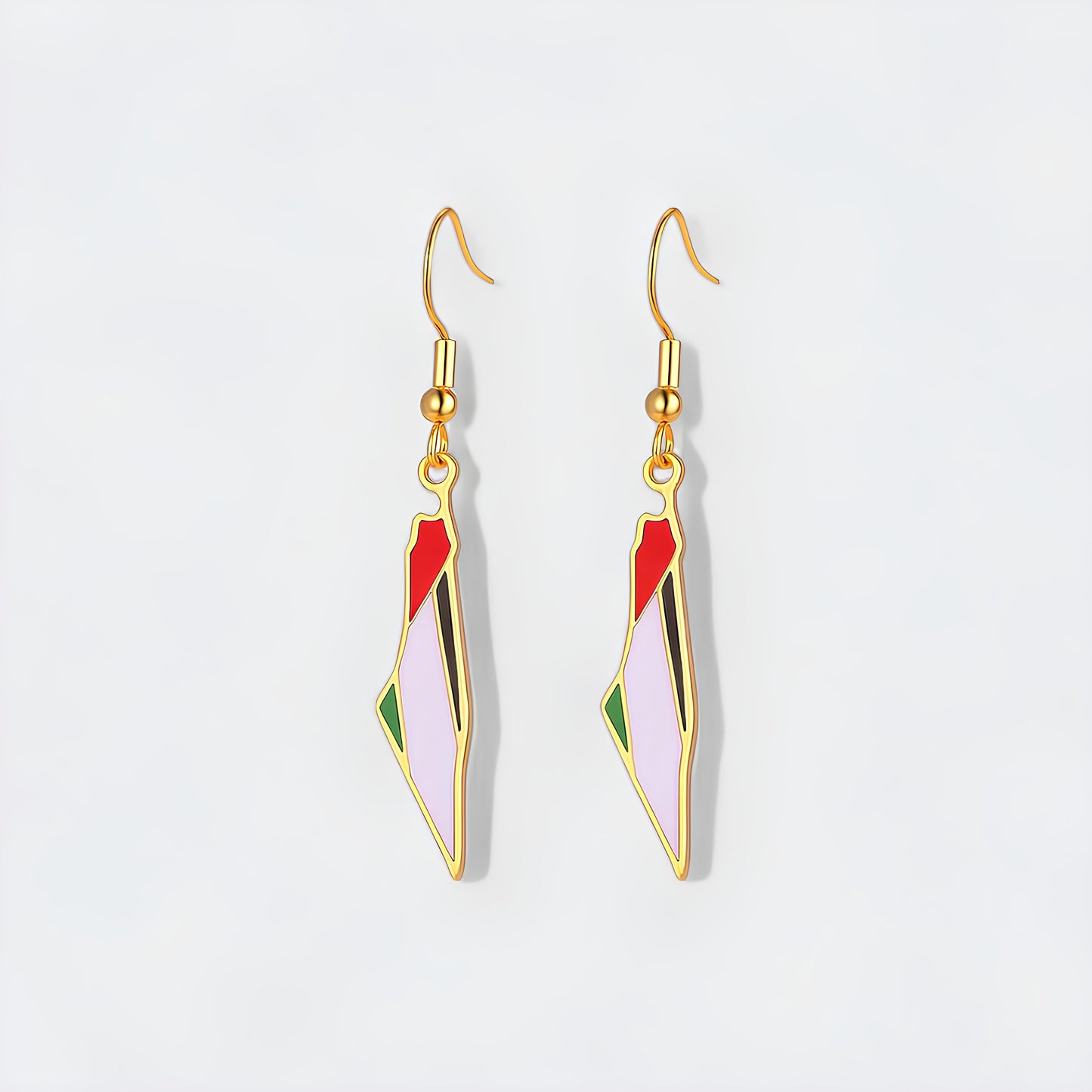 Ösen mit Karte von Palestina