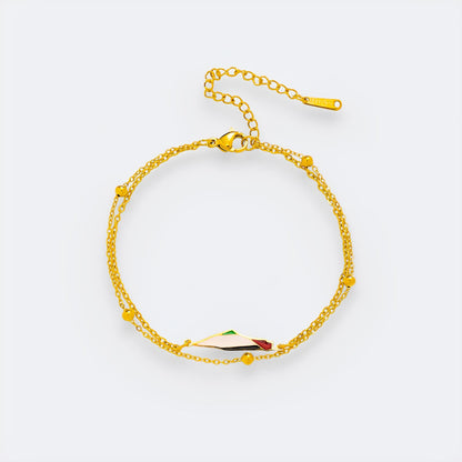 Palestina-Kartenarmband