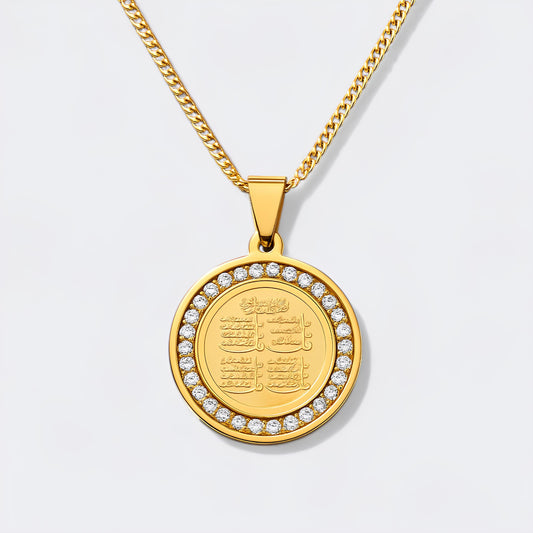 4Qul Kristallhalskette