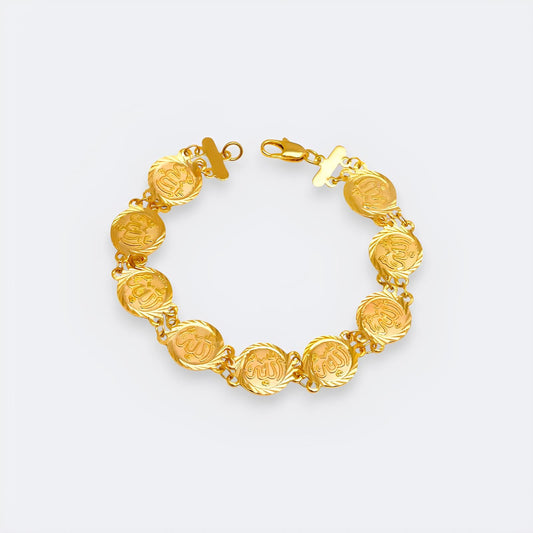 Allah-Inspired Coin Bracelet