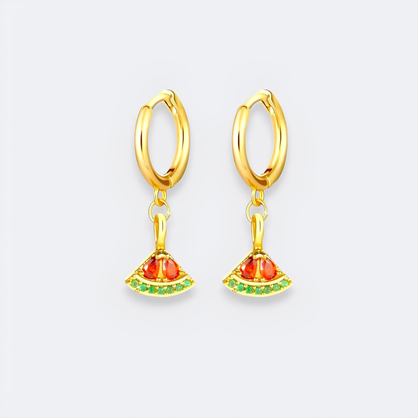 Palestinensische Wassermelonen Ohrringe