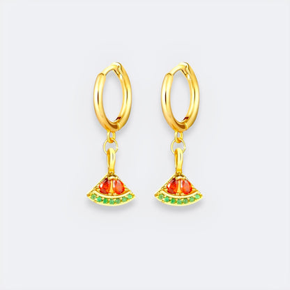 Palestinensische Wassermelonen Ohrringe