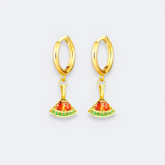 Palestinensische Wassermelonen Ohrringe