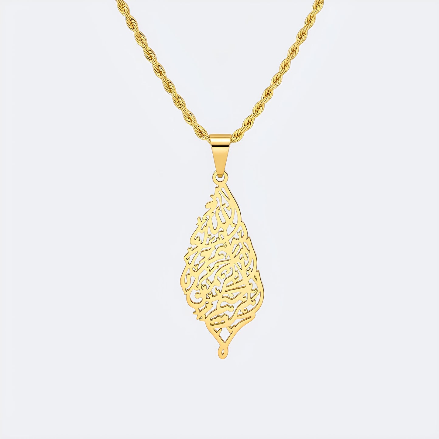 Bismillah Kalligrafie Halskette