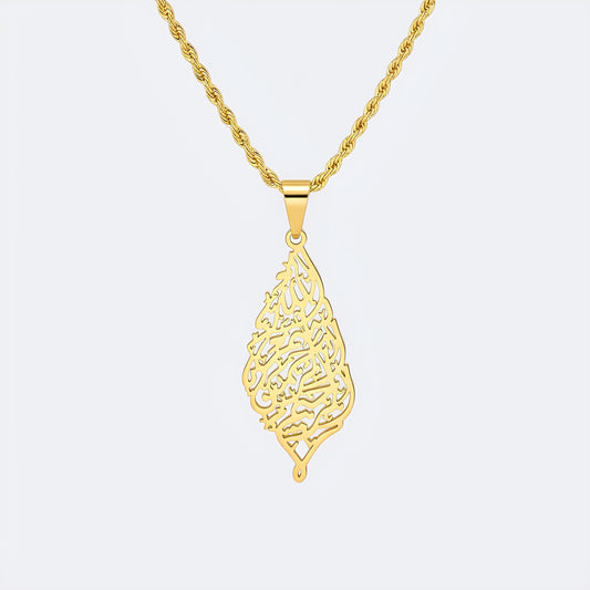 Bismillah Kalligrafie Halskette