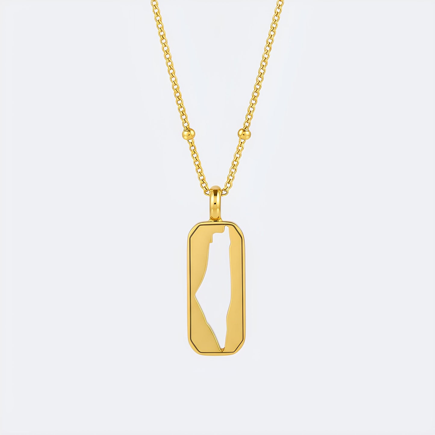 Palästina Tag Halskette