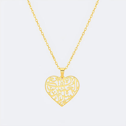Islamisches Herz Halskette