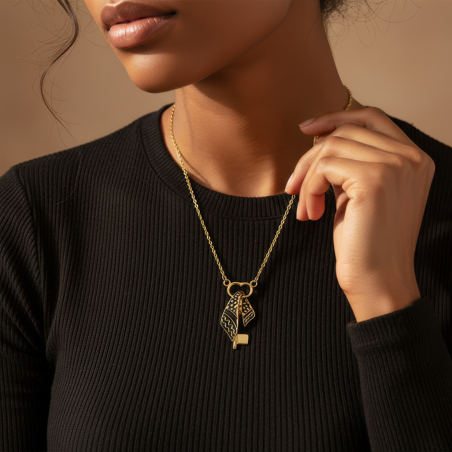 Keffiyeh Schlüssel Halskette