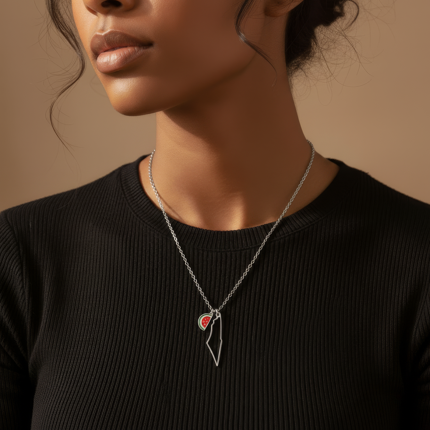 Palestina Charm Halskette