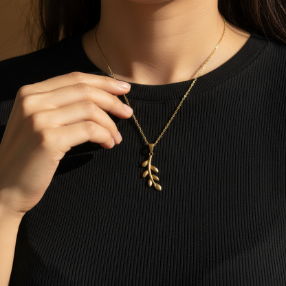 Palestina Olivenzweig Halskette