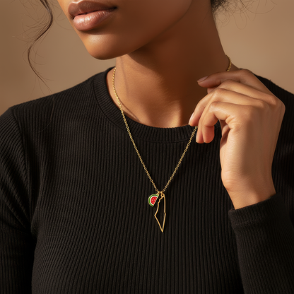Palestina Charm Halskette