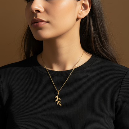 Palestina Olivenzweig Halskette