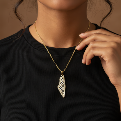 Palestina Keffiyeh Halskette