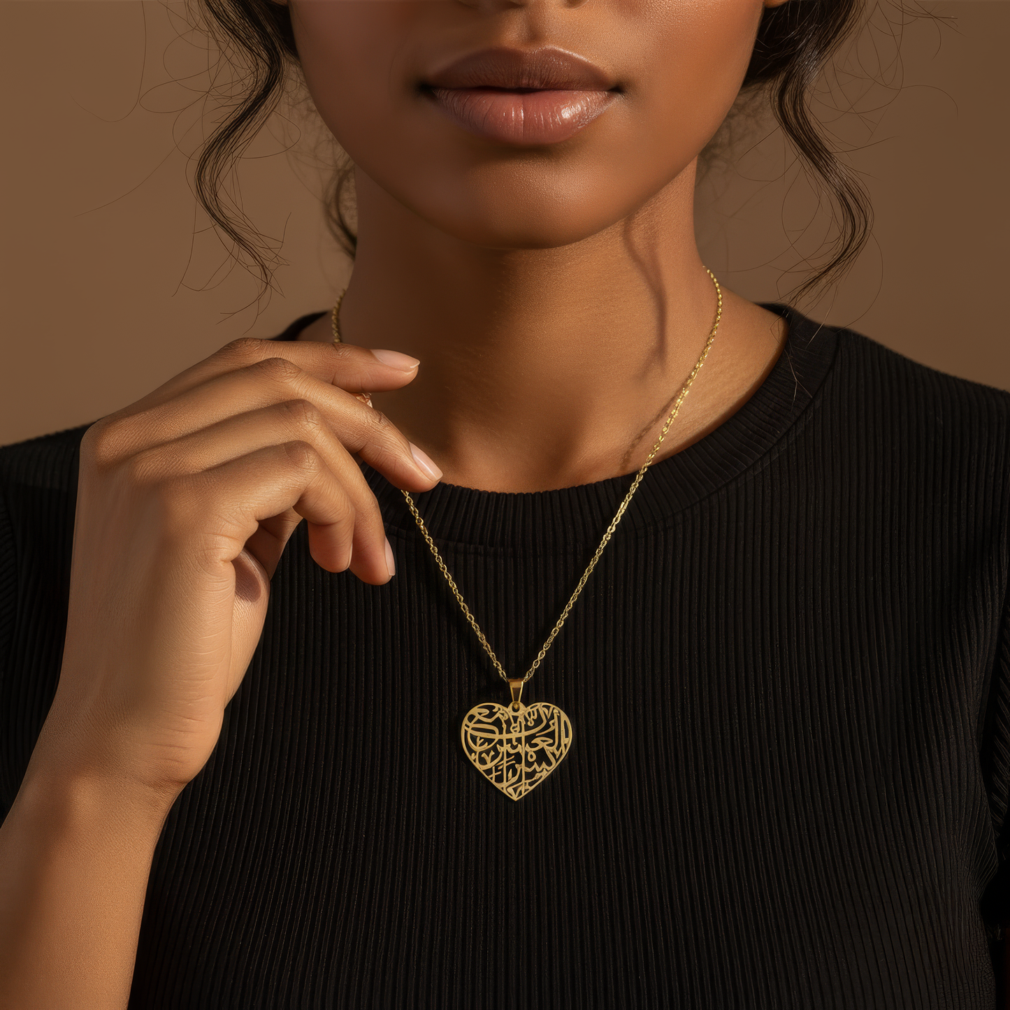 Islamisches Herz Halskette