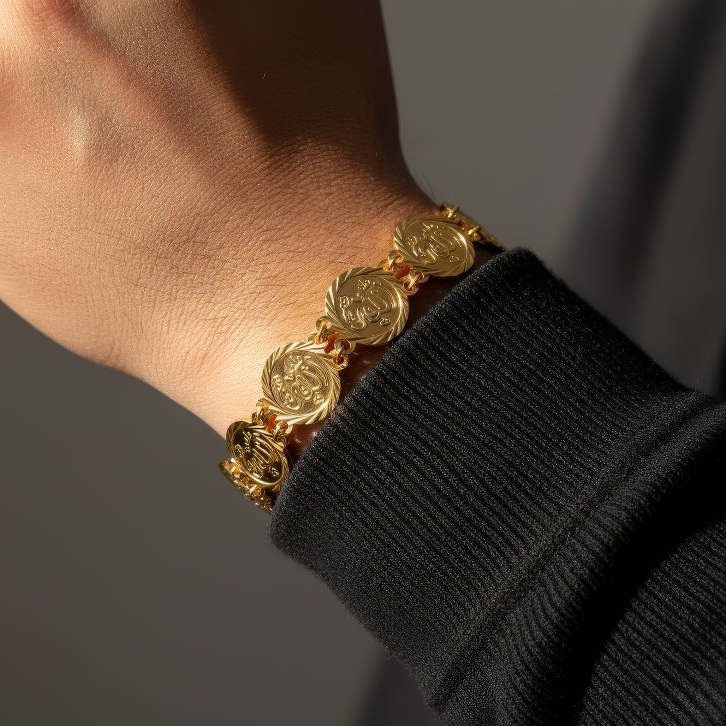 Allah-Inspired Coin Bracelet