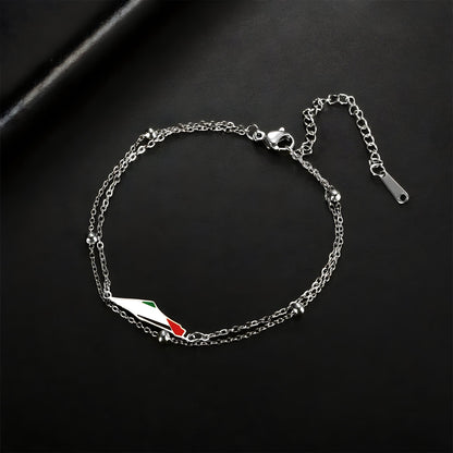 Palestina-Kartenarmband