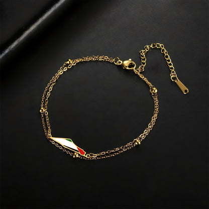 Palestina-Kartenarmband