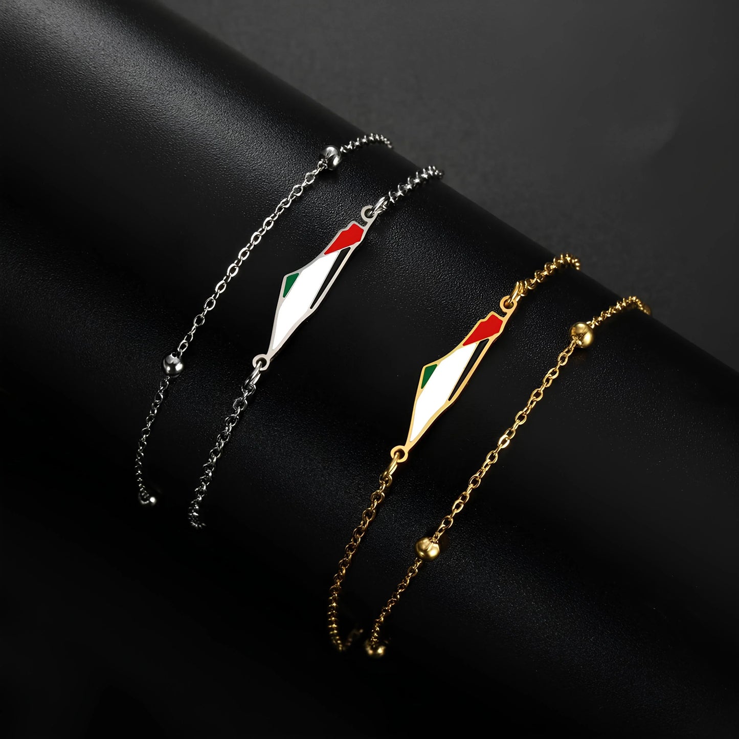 Palestina-Kartenarmband